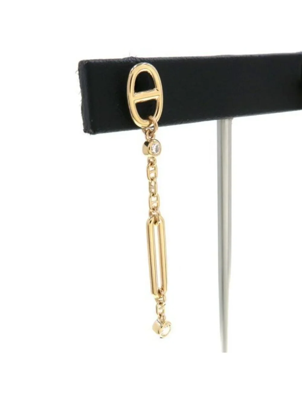 Hermes Chaine D'ancre Chaos Diamond Earrings